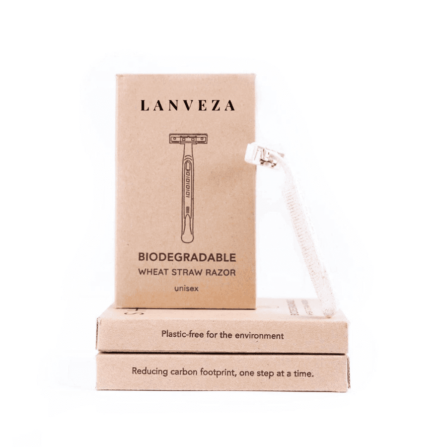 LANVEZA Biodegradable Razors