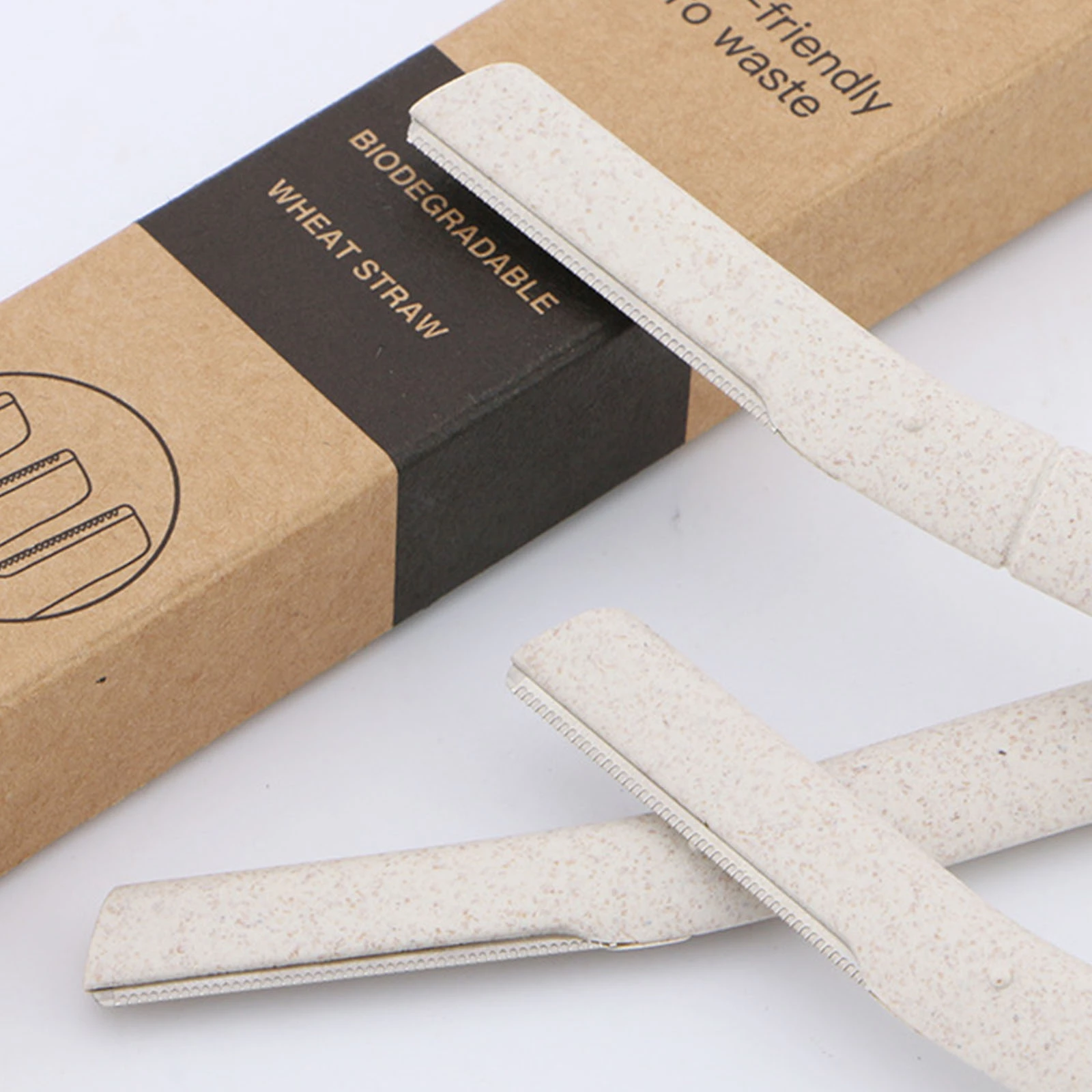 LANVEZA Biodegradable Face/Eyebrow Razors - Image 4